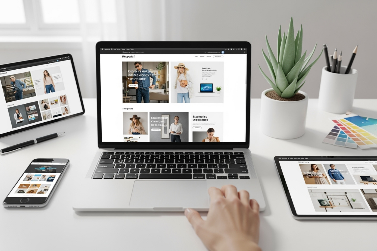Spotlight Shopify theme layout - free shopify website templates