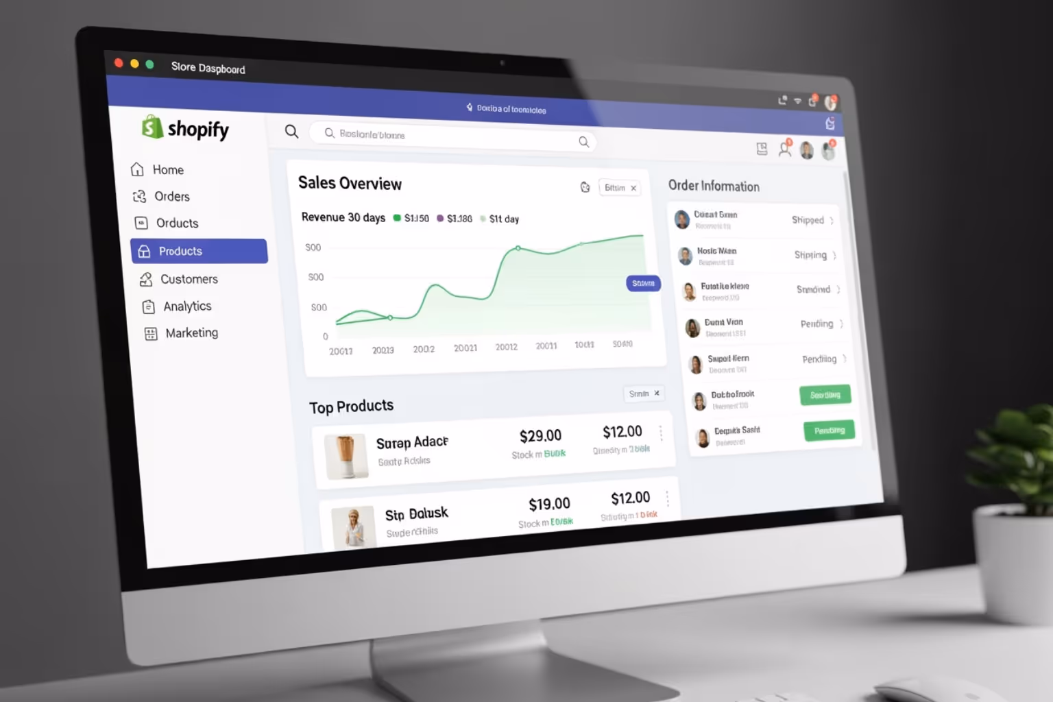 Shopify store dashboard - Shopify store optimization tips