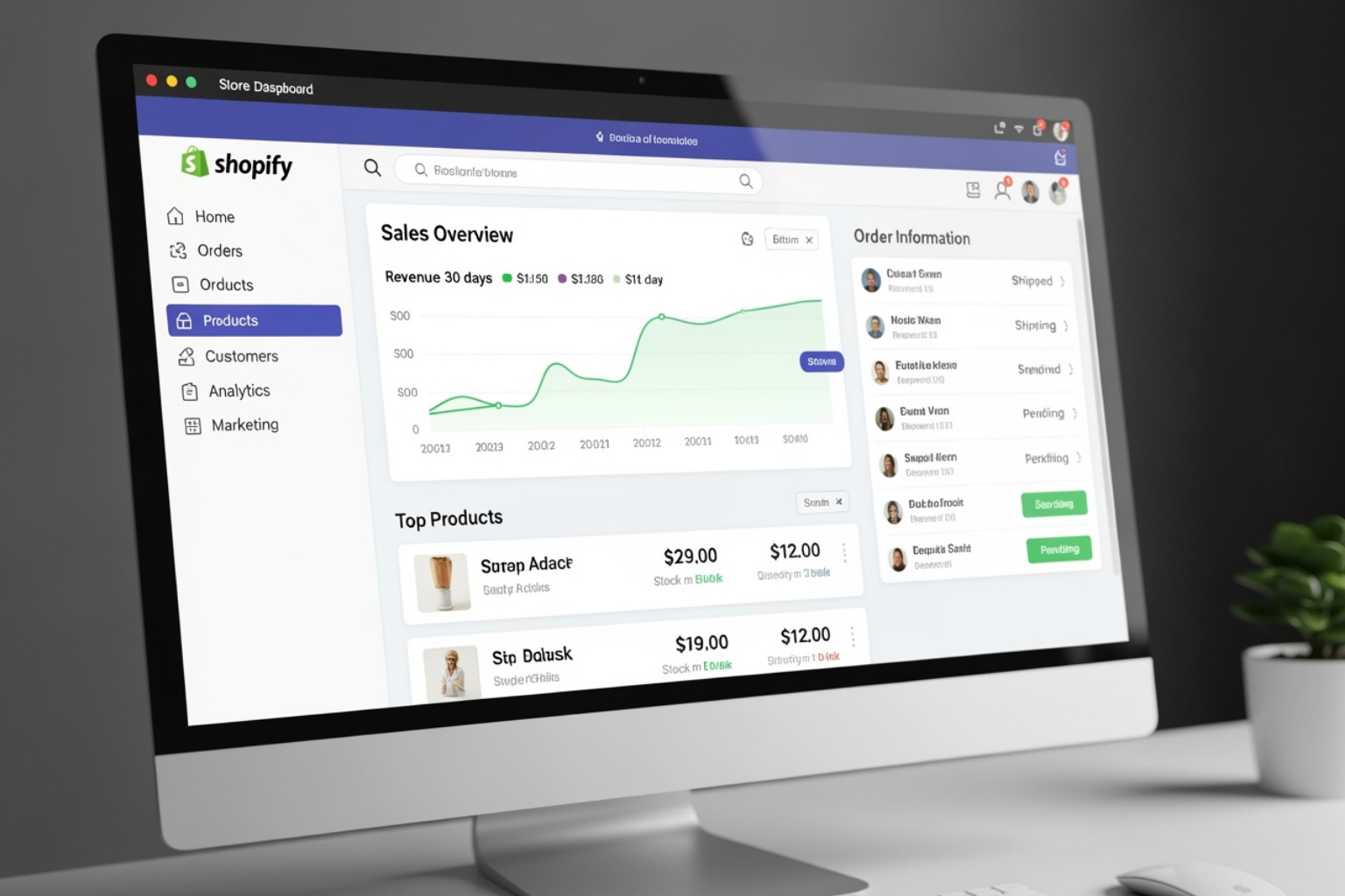 Shopify store dashboard - Shopify store optimization tips