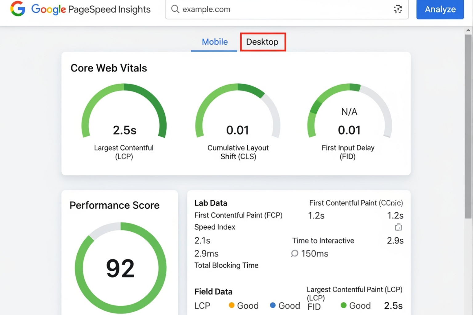 Google PageSpeed Insights - Shopify store optimization tips