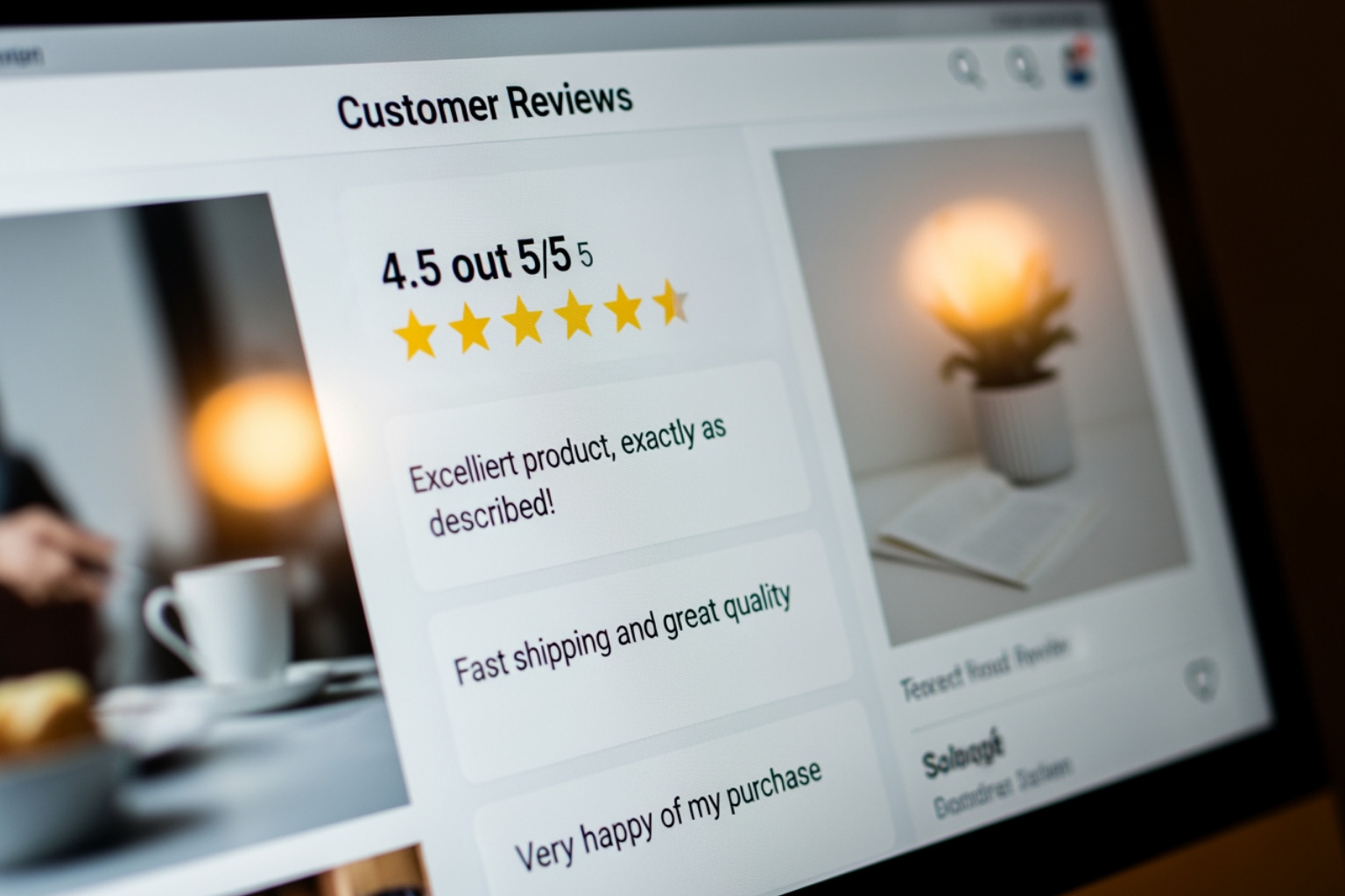 customer reviews on a product page - Boost e-commerce sales