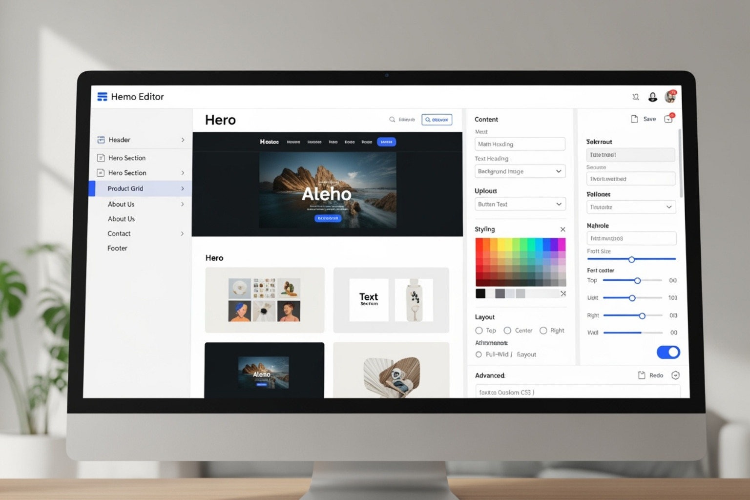 Shopify theme editor interface with sections and settings highlighted - Shopify theme customization help Shopify theme editor interface with sections and settings highlighted - Shopify theme customization help