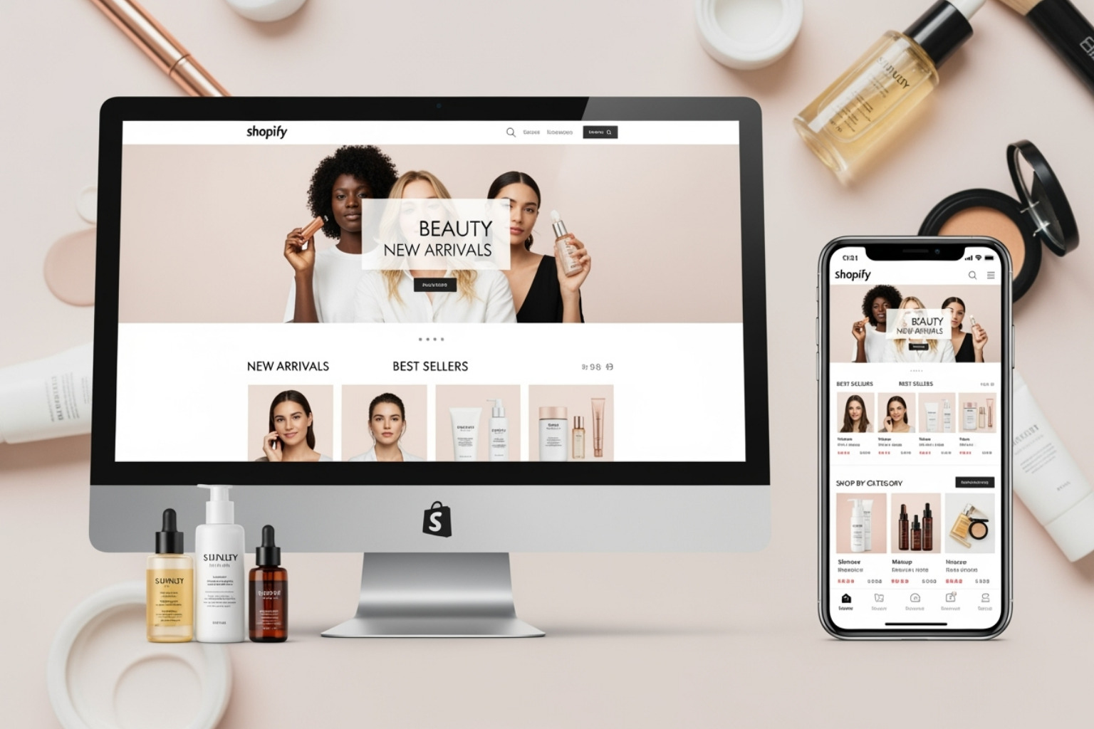 Sense theme's default style demo - shopify beauty templates