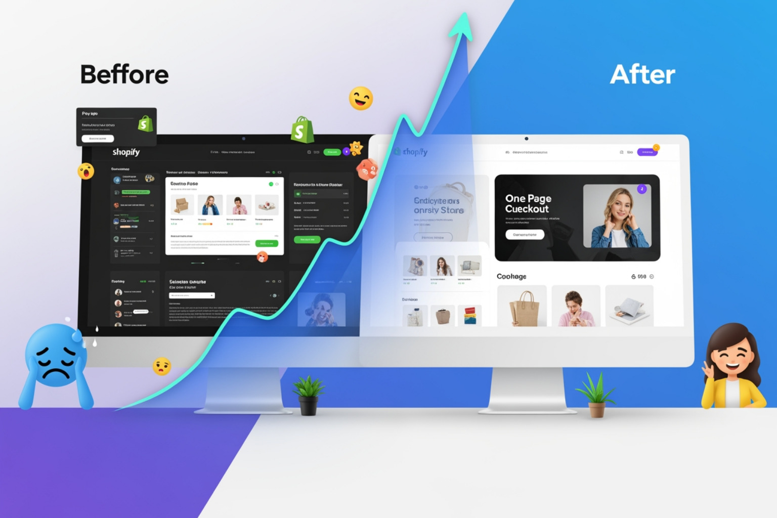 chart showing how a small conversion rate increase impacts revenue - shopify store conversion rate optimization services chart showing how a small conversion rate increase impacts revenue - shopify store conversion rate optimization services