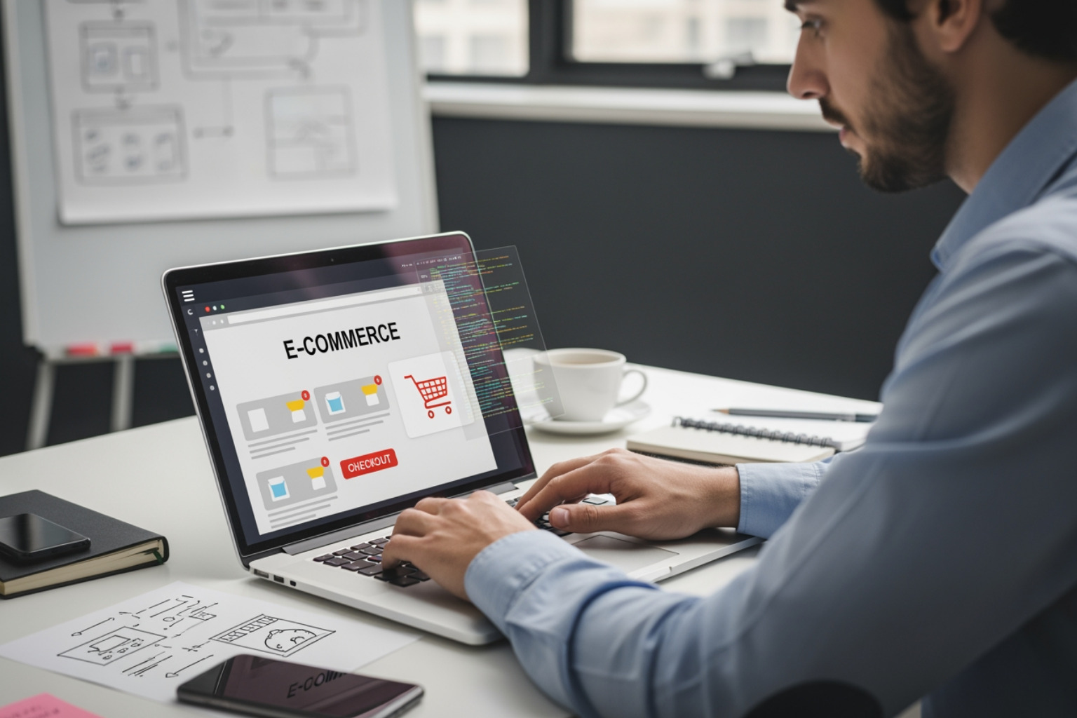 Detailed product page with multiple images and options - Build e-commerce website