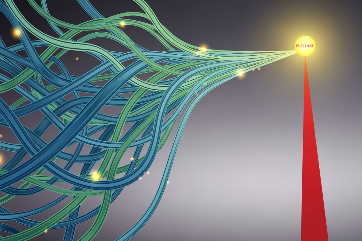 Simplified and potentially incorrect customer journey path in a basic report - Shopify Paid Search