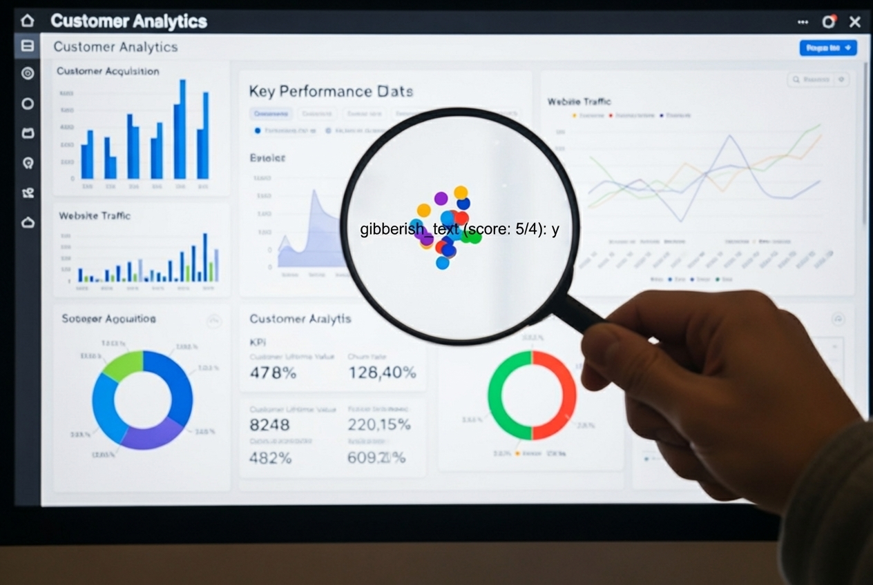 Magnifying glass over a computer screen showing customer analytics - Ecommerce Strategic Planning