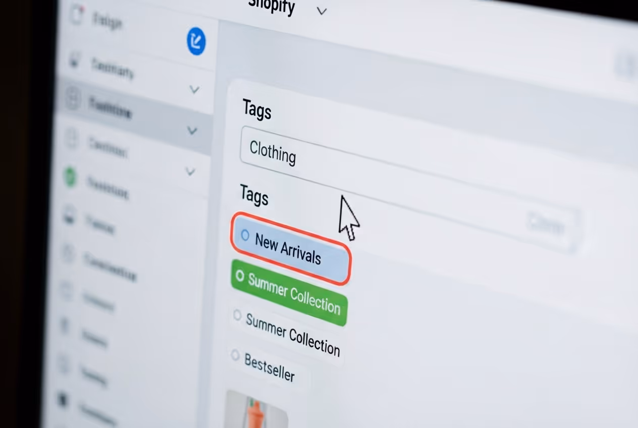 using tags in shopify