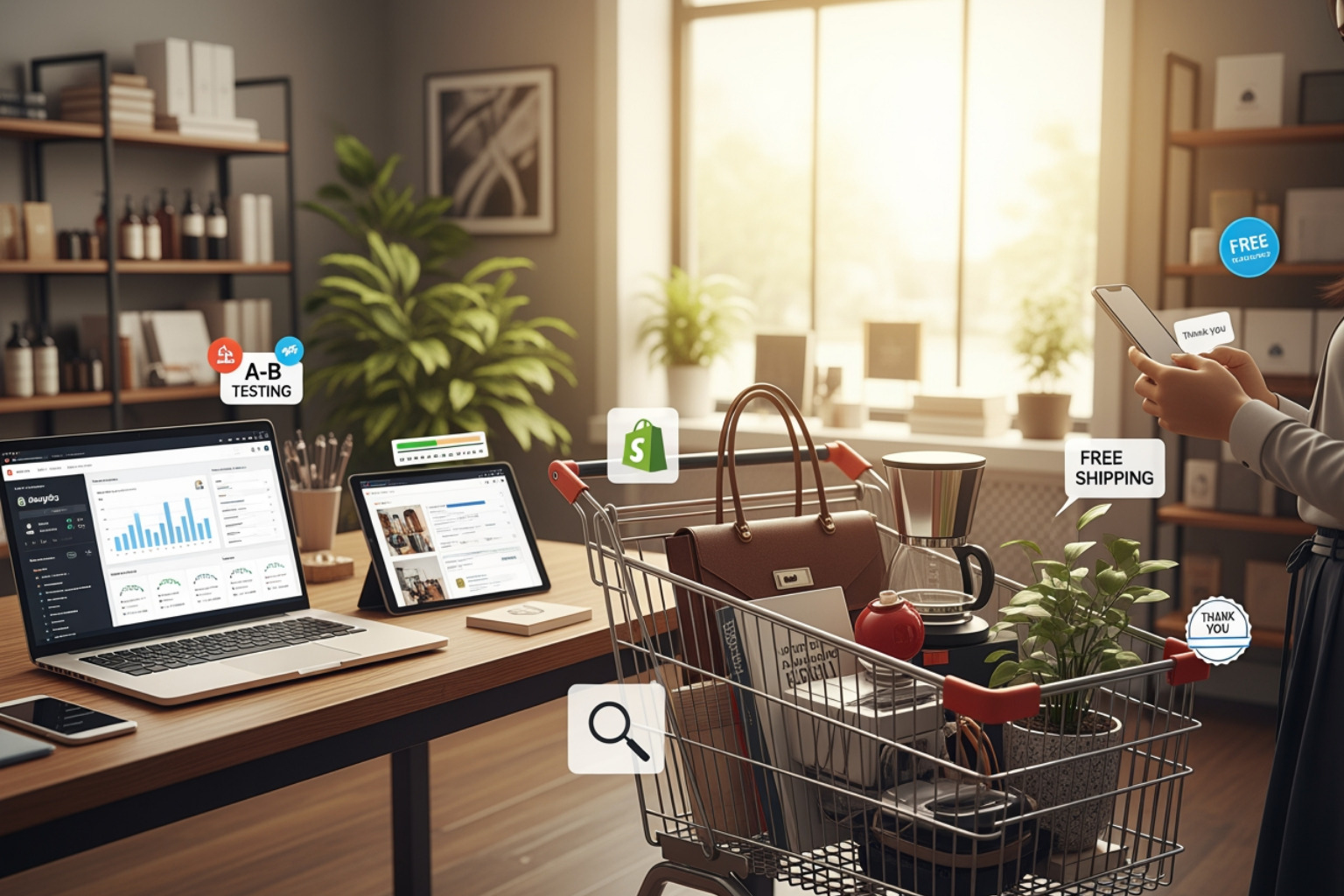 Shopify Analytics conversion rate report - conversion rate optimization shopify