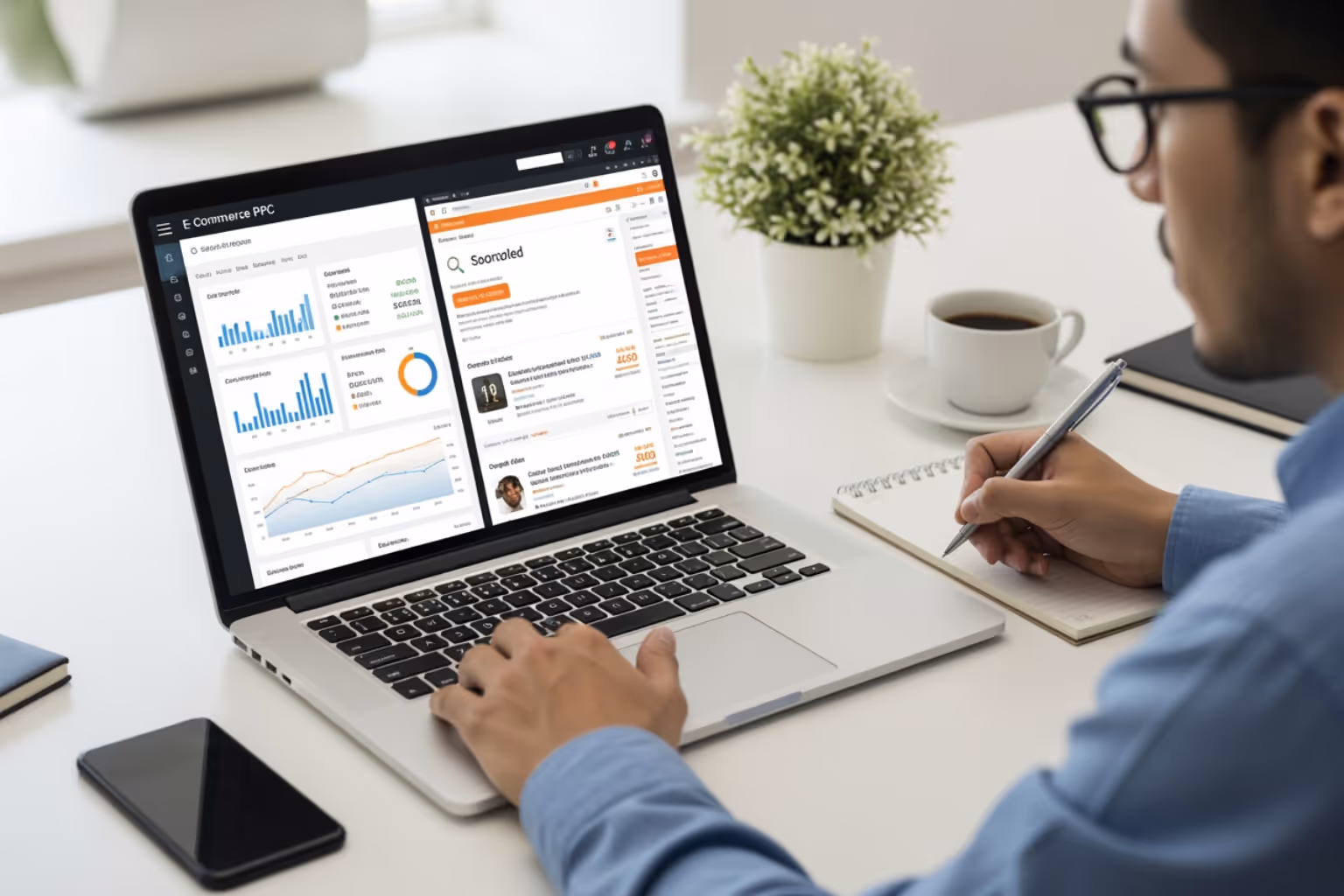 E-commerce PPC management dashboard - E-commerce PPC management