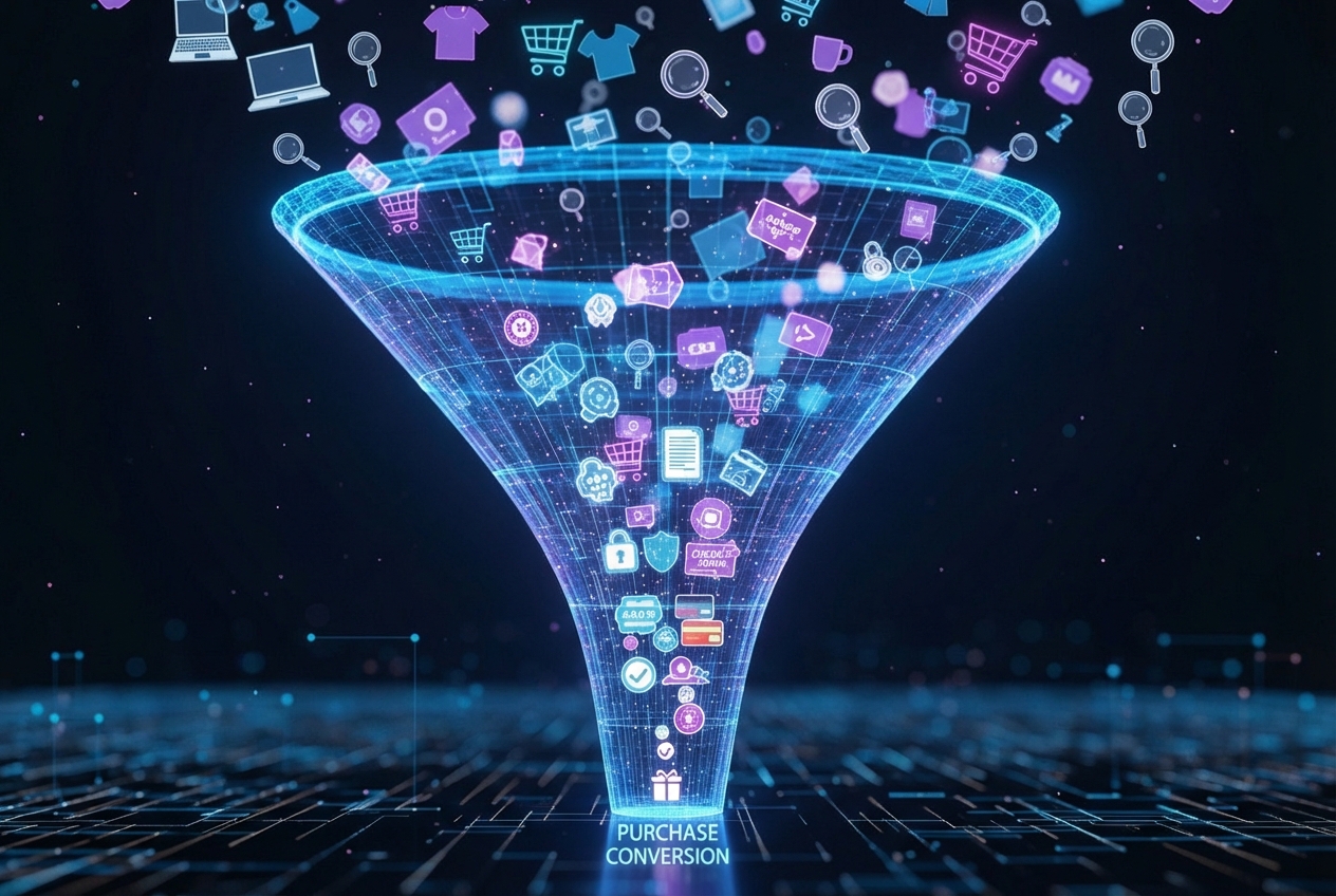 ecommerce funnel - shopify ga4