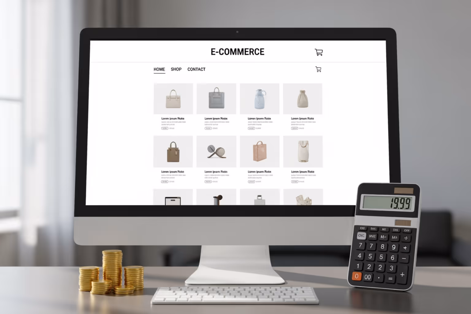 basic ecommerce website price