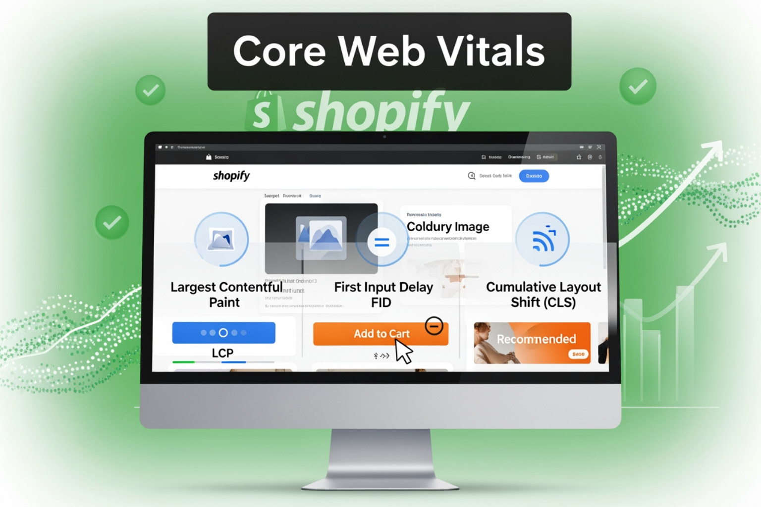A screenshot of Google PageSpeed Insights report showing a website's Core Web Vitals scores and performance recommendations. - shopify core web vitals A screenshot of Google PageSpeed Insights report showing a website's Core Web Vitals scores and performance recommendations. - shopify core web vitals