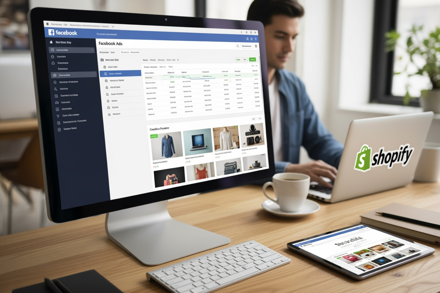 A high-performing carousel ad showcasing multiple product variations for a Shopify store - facebook ads for shopify store