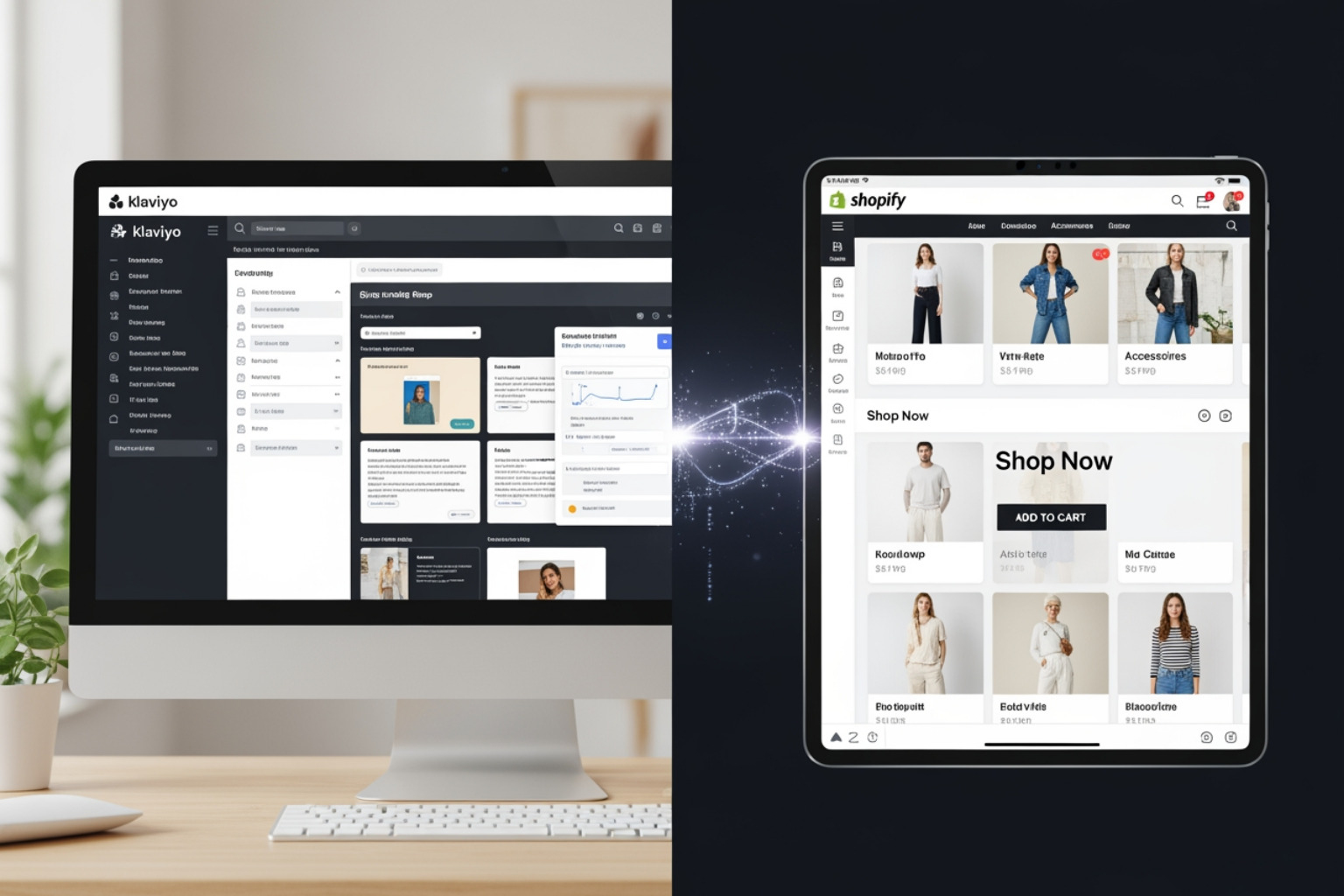 Klaviyo dashboard showing segmentation options - klaviyo shopify integration