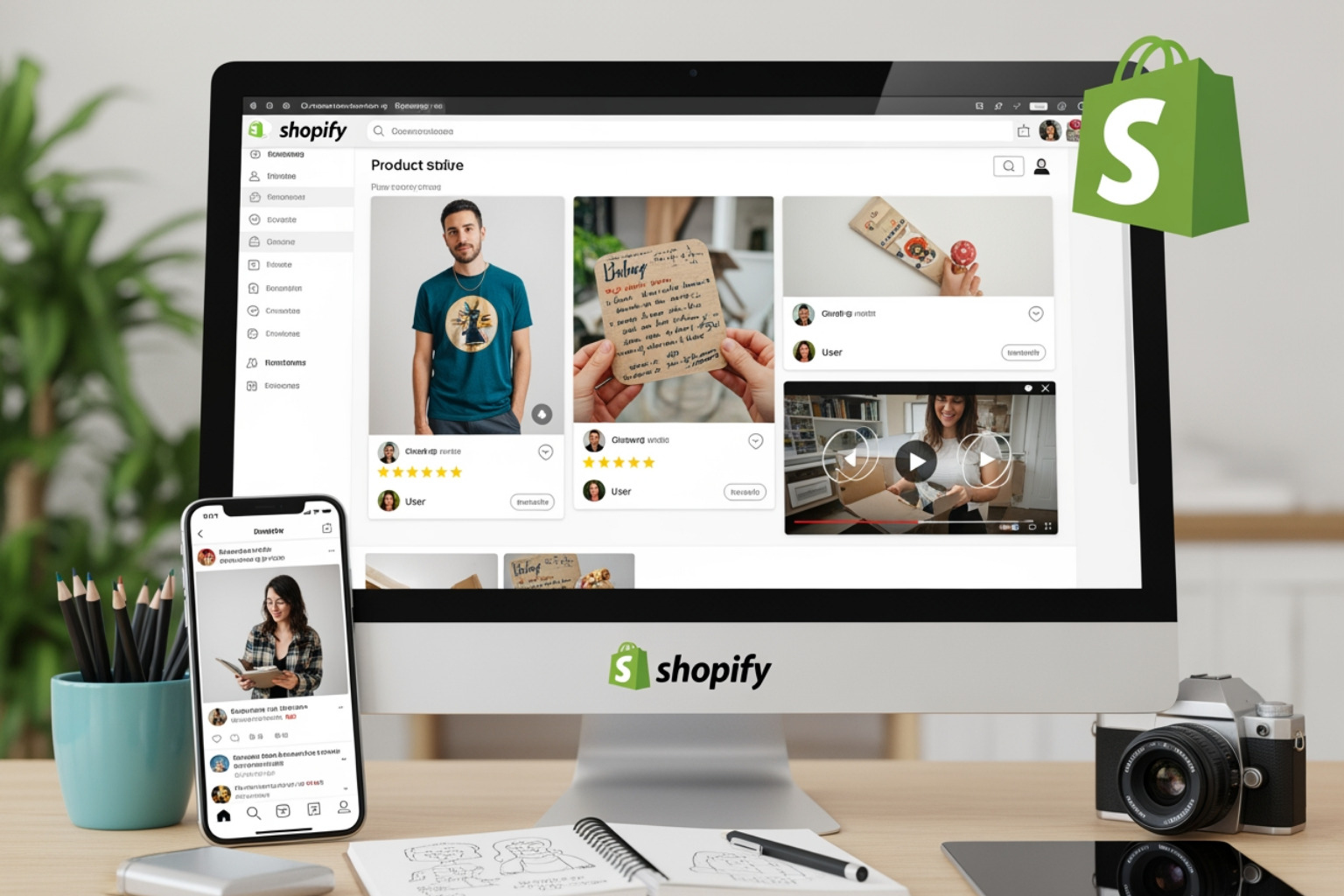 a Shopify homepage featuring a shoppable UGC gallery - user generated content shopify