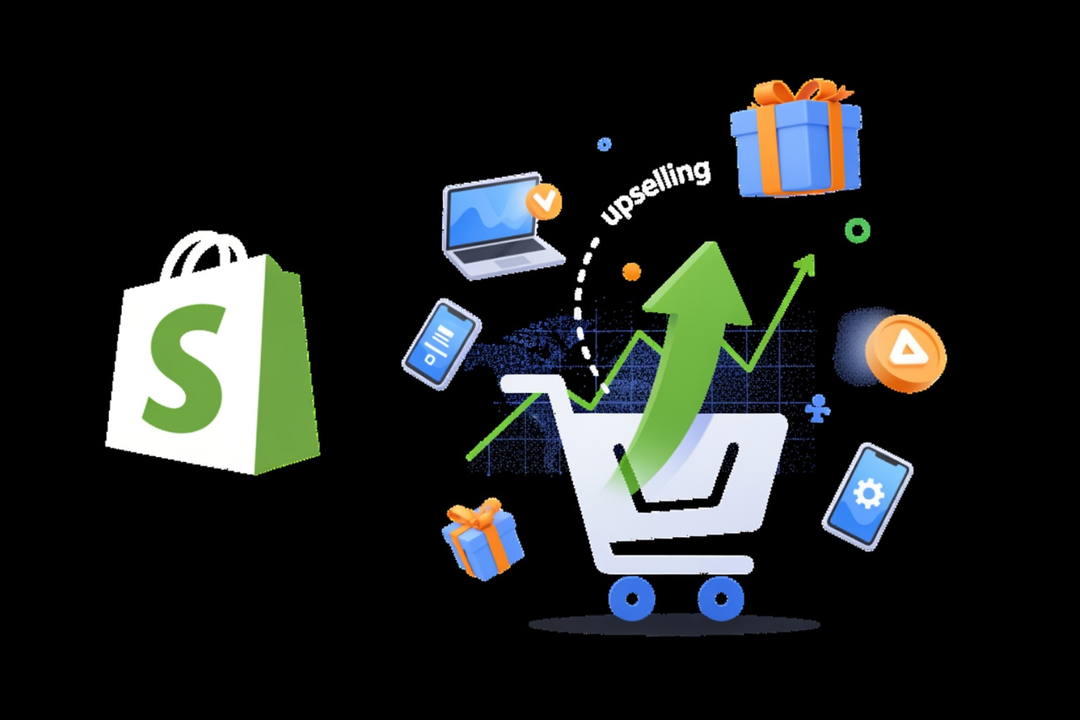 Screenshot of the Shopify App Store showing various upsell and bundle apps with their ratings and descriptions - upselling shopify Screenshot of the Shopify App Store showing various upsell and bundle apps with their ratings and descriptions - upselling shopify