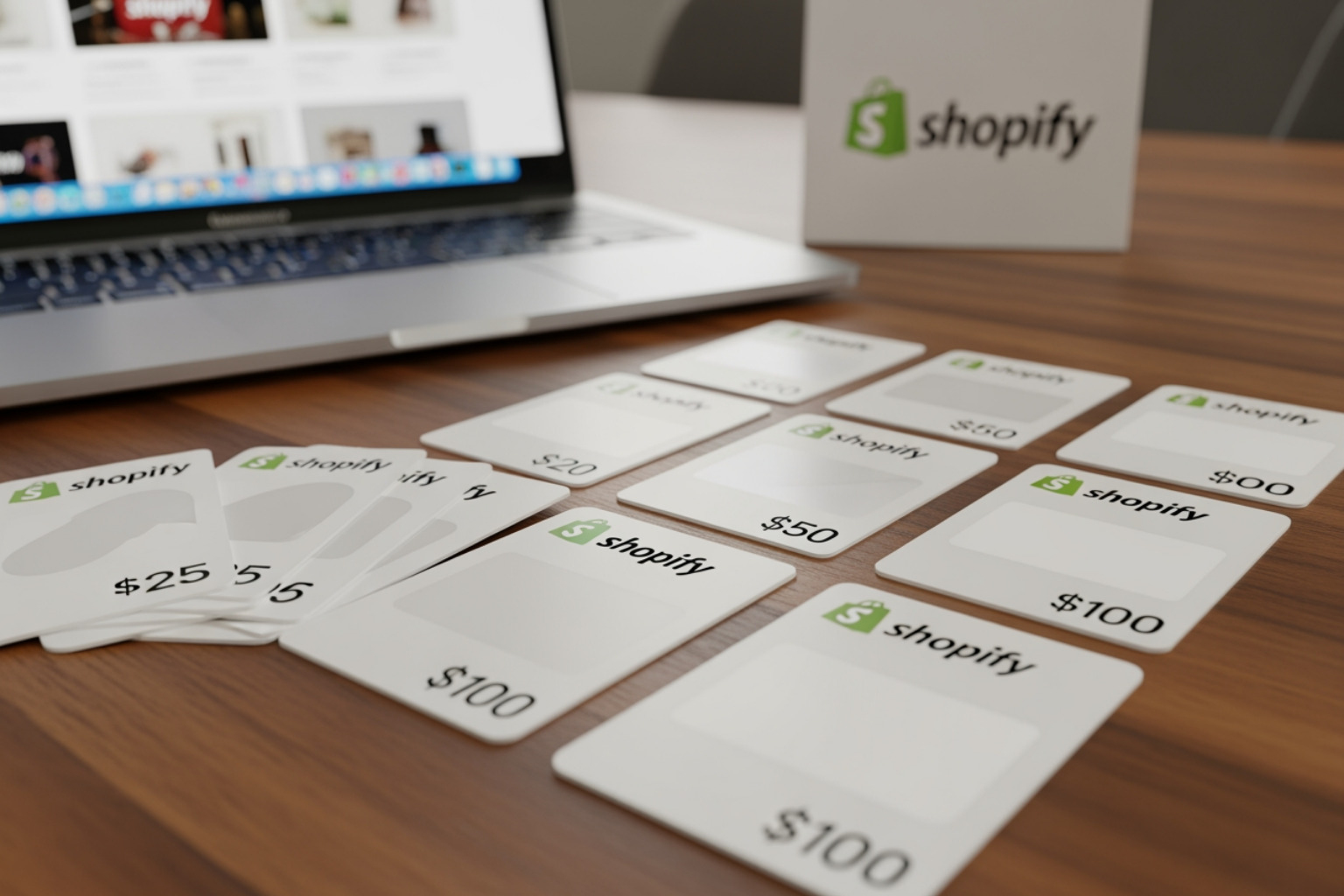 Shopify admin dashboard showing the gift card creation screen - shopify gift cards
