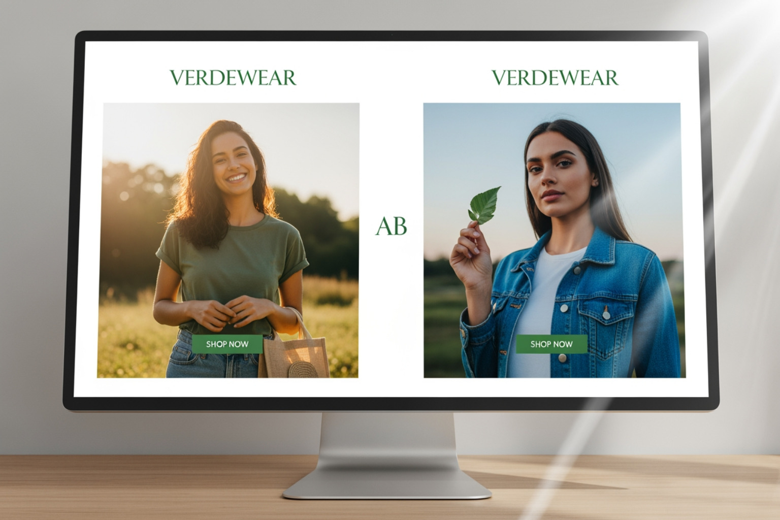 Comparison of two ad variations for A/B testing - PPC & Paid Advertising