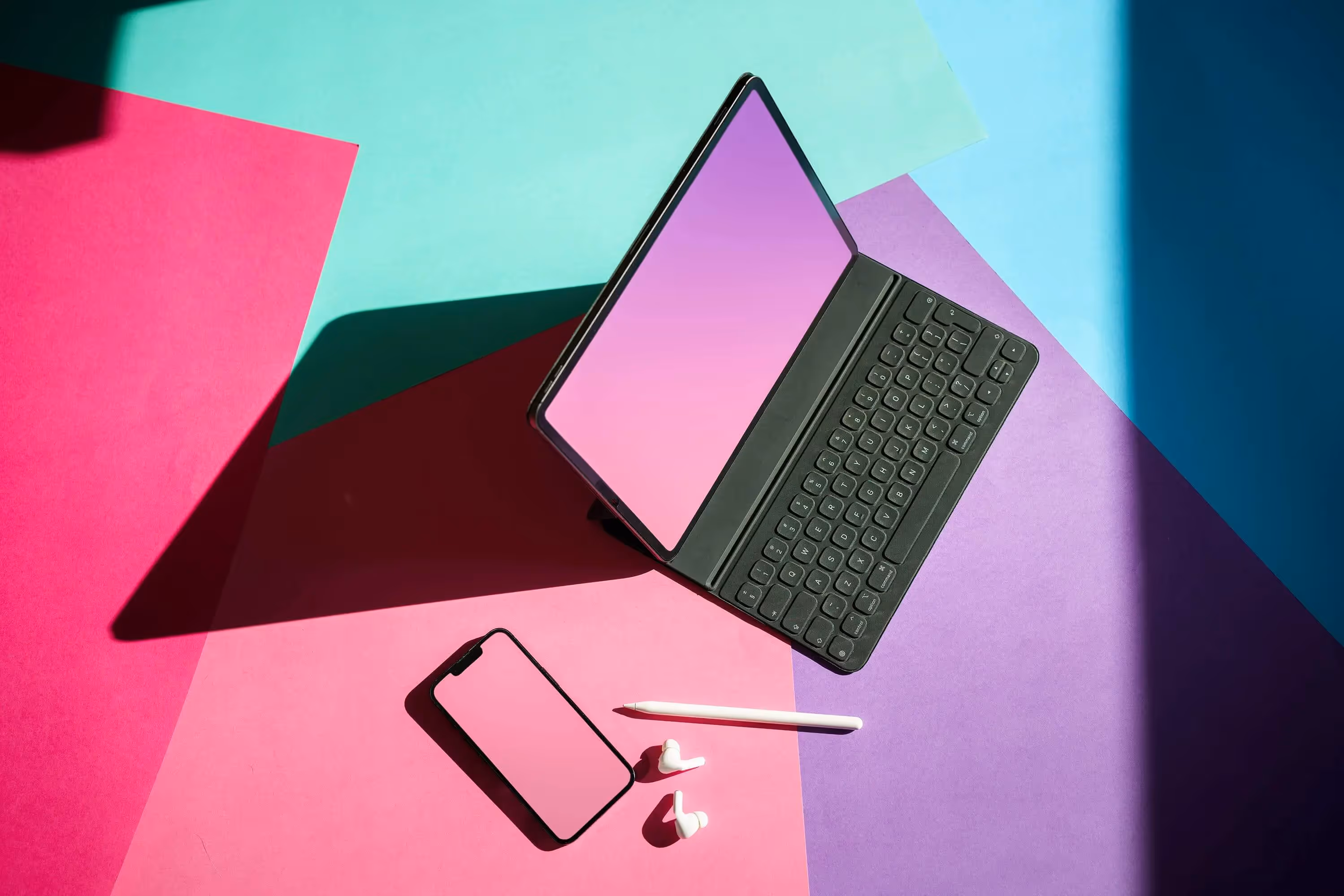 A laptop computer sitting on top of a table