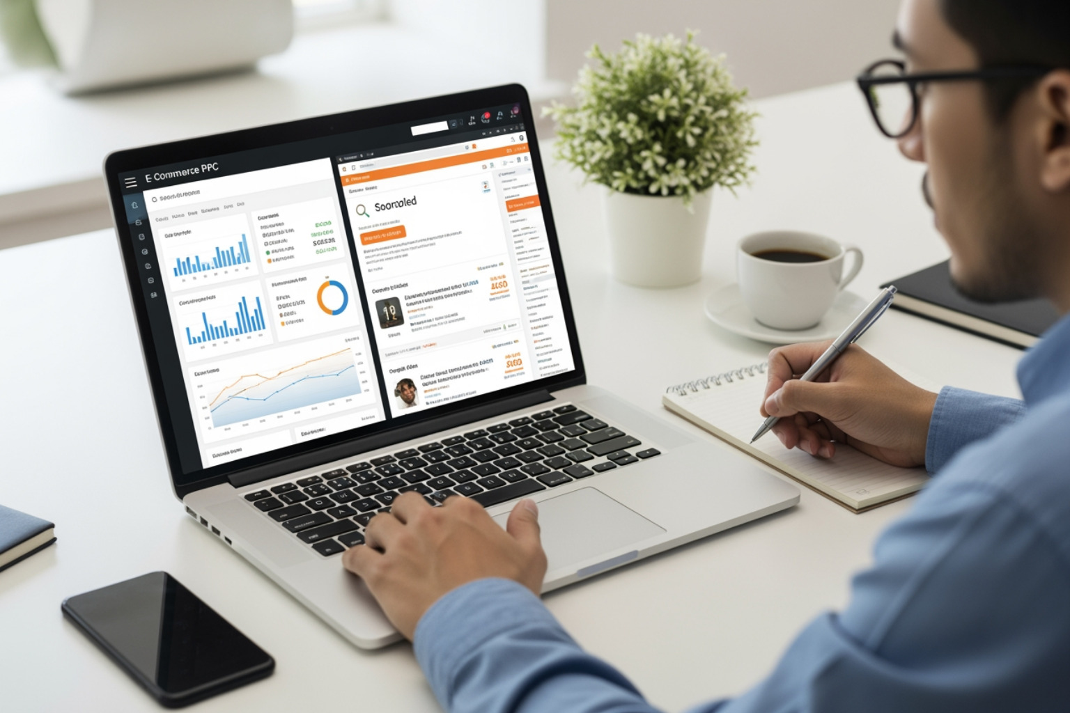 E-commerce PPC management dashboard - E-commerce PPC management