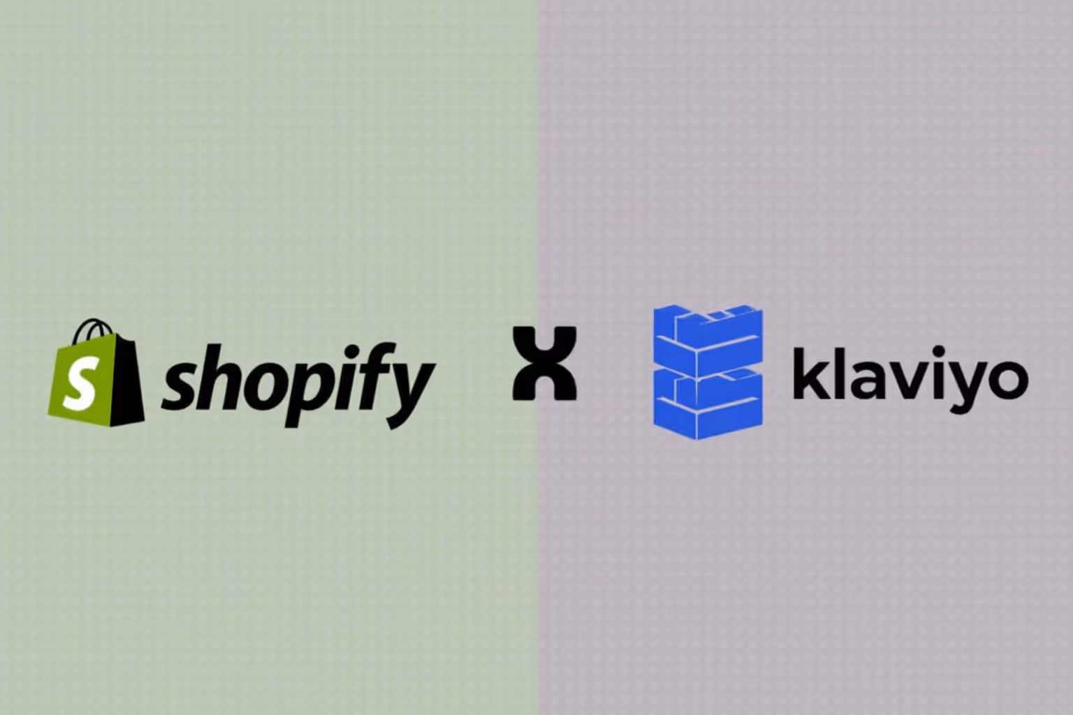 Shopify and Klaviyo logos - Shopify and Klaviyo integration