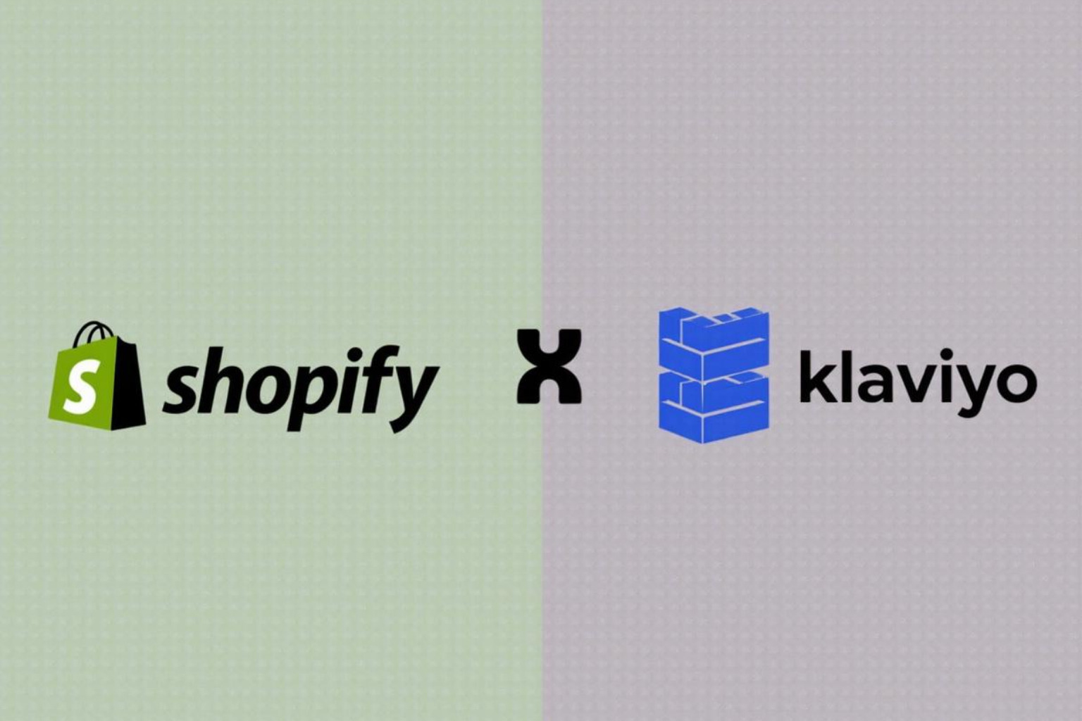 Shopify and Klaviyo logos - Shopify and Klaviyo integration