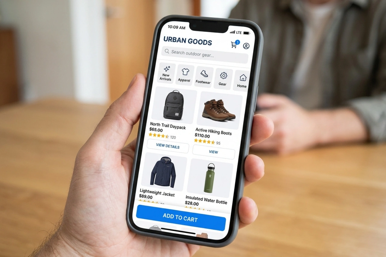 Mobile-friendly navigation with large tap targets and a sticky add-to-cart button - Ecommerce conversion strategy Mobile-friendly navigation with large tap targets and a sticky add-to-cart button - Ecommerce conversion strategy