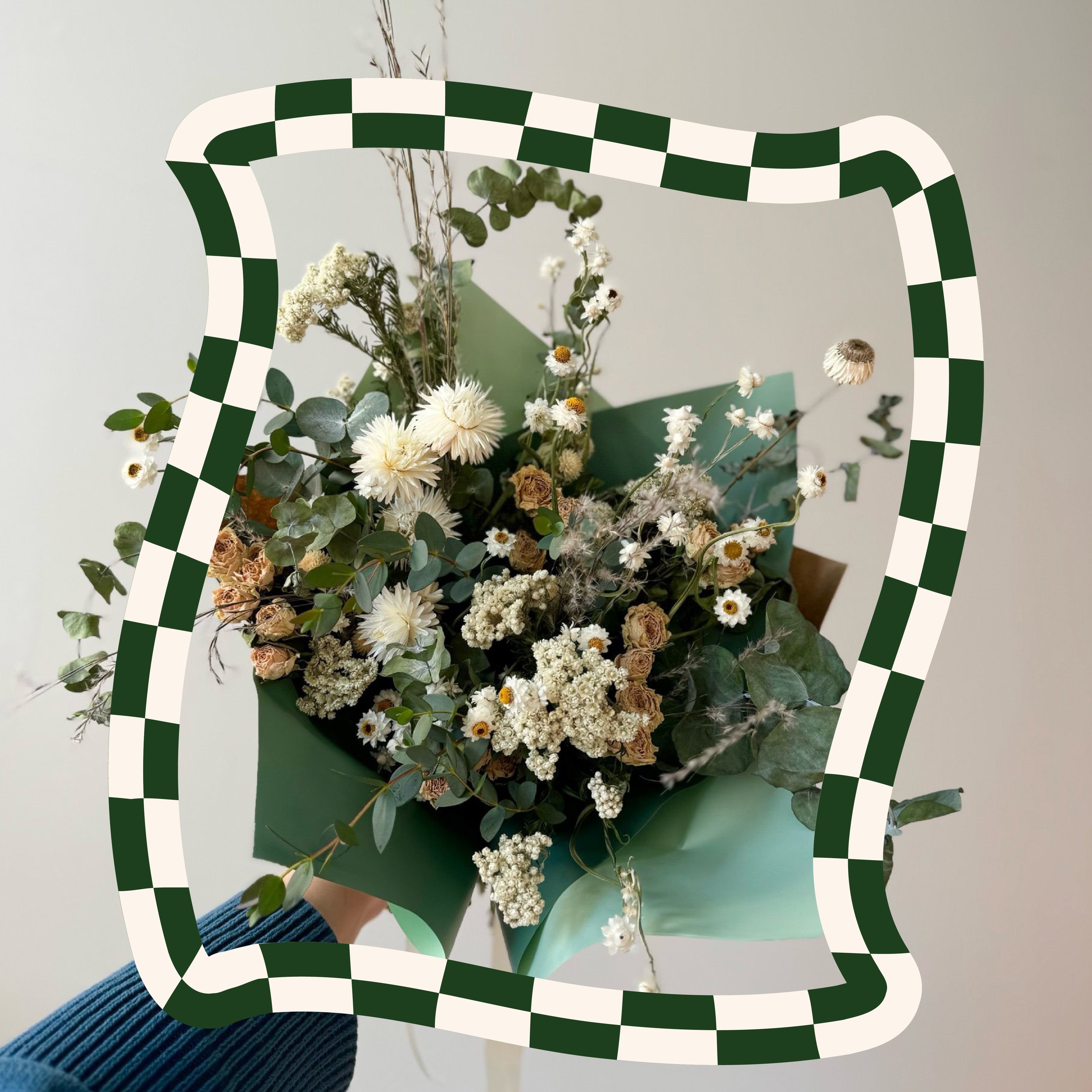 Field Floral Studio patterns and typography from the new visual identity system