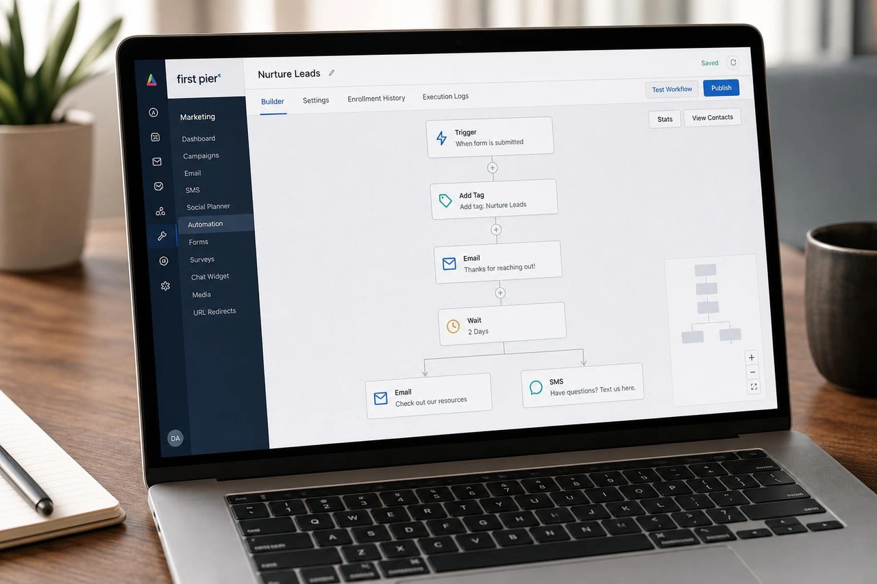 Klaviyo trigger setup panel in the flow builder interface