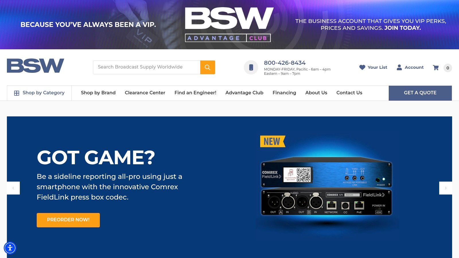 Broadcast Supply Worldwide (BSW)