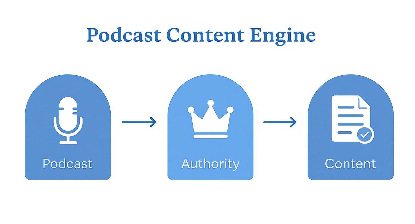 Screenshot from an article detailing the essential podcast equipment needed for a quality setup.