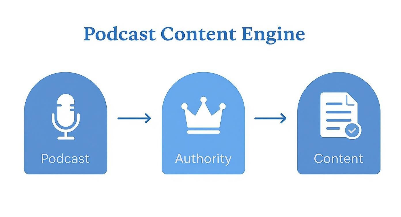 Screenshot from an article detailing the essential podcast equipment needed for a quality setup.