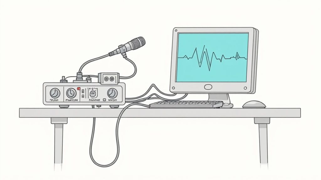 Coffee Grinder Analogy for Audio Interface