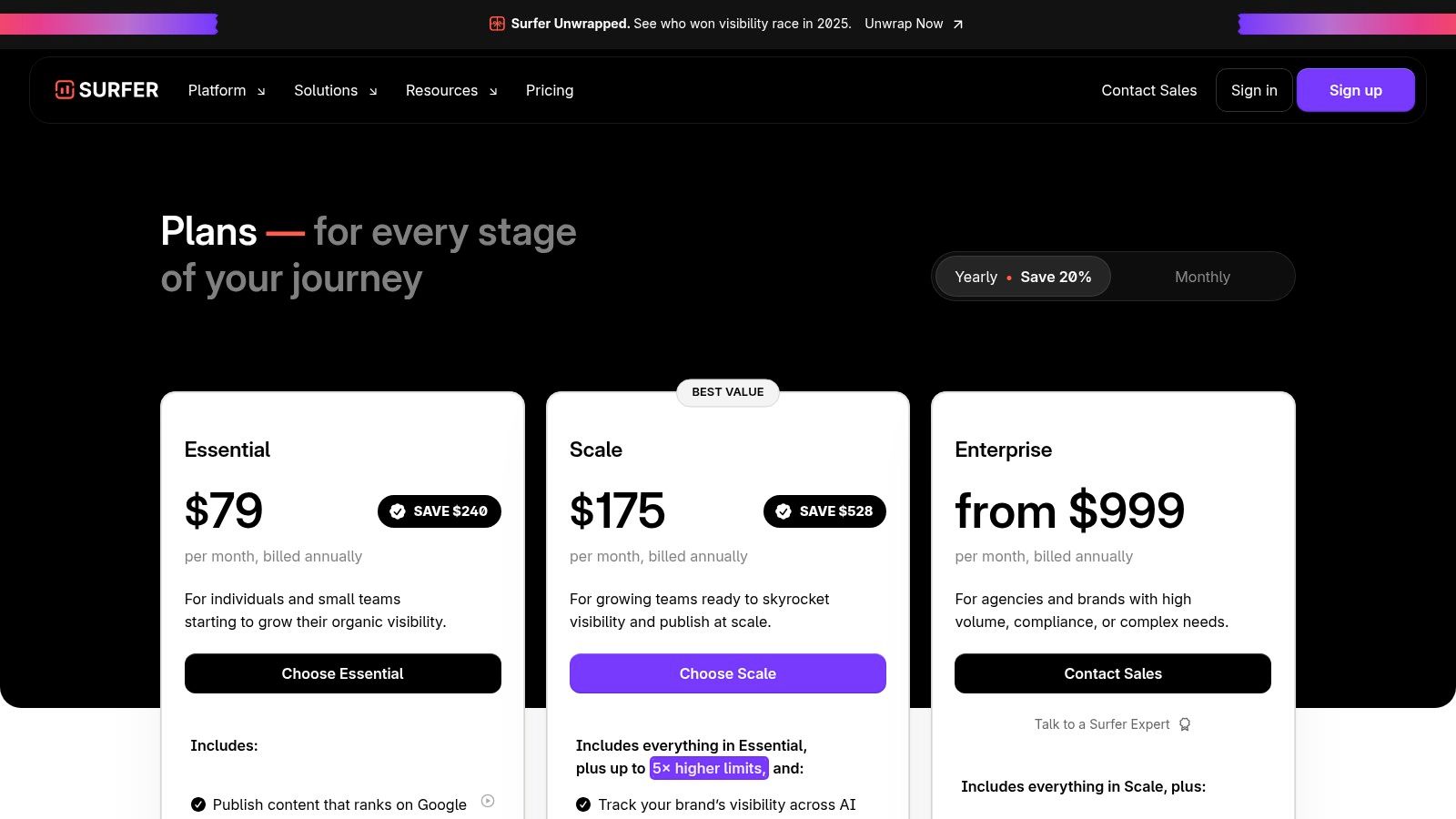 Surfer – AI-Assisted Content Creation and On-Page Optimization