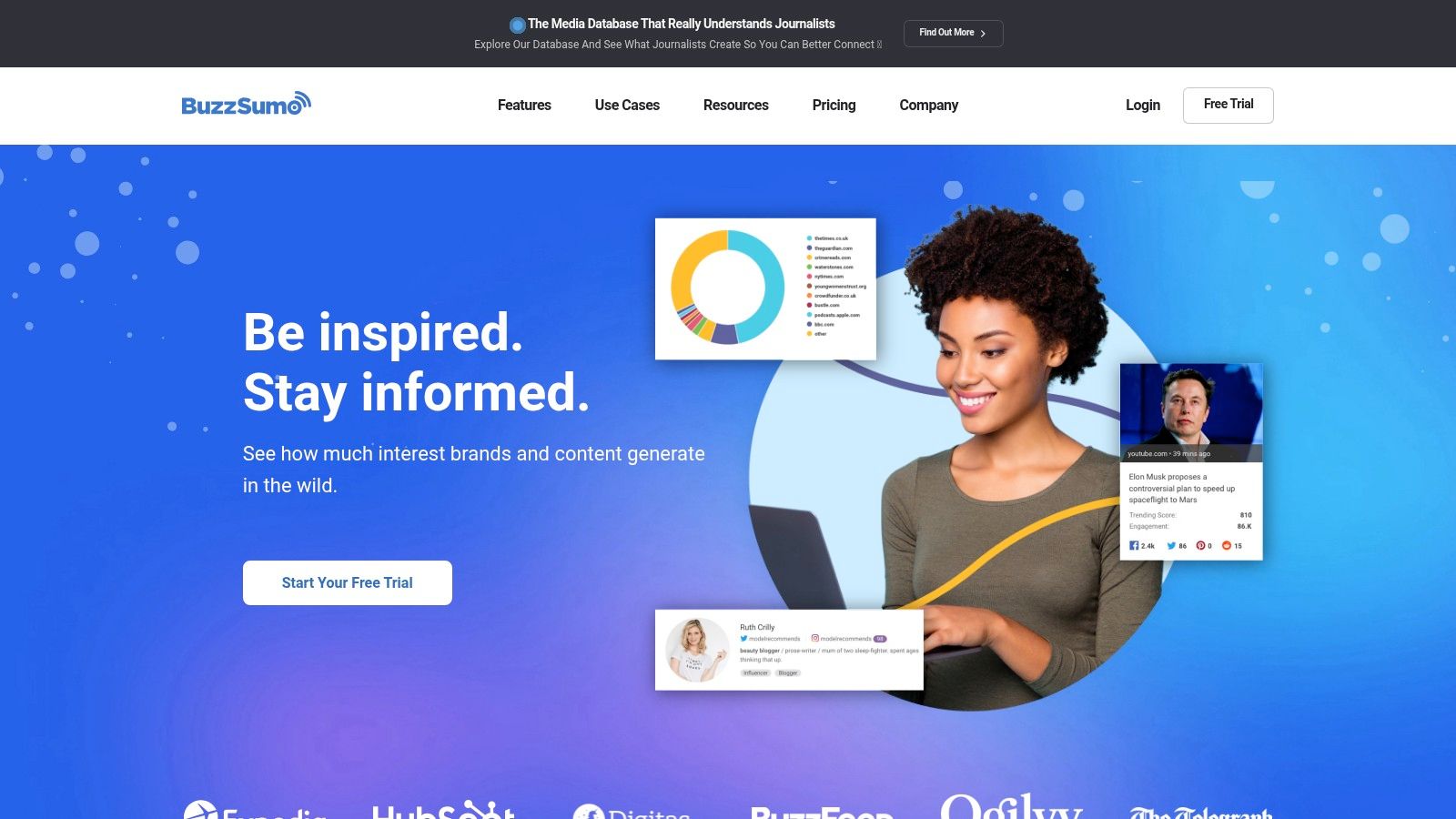 BuzzSumo – Content Discovery and PR/Influencer Outreach