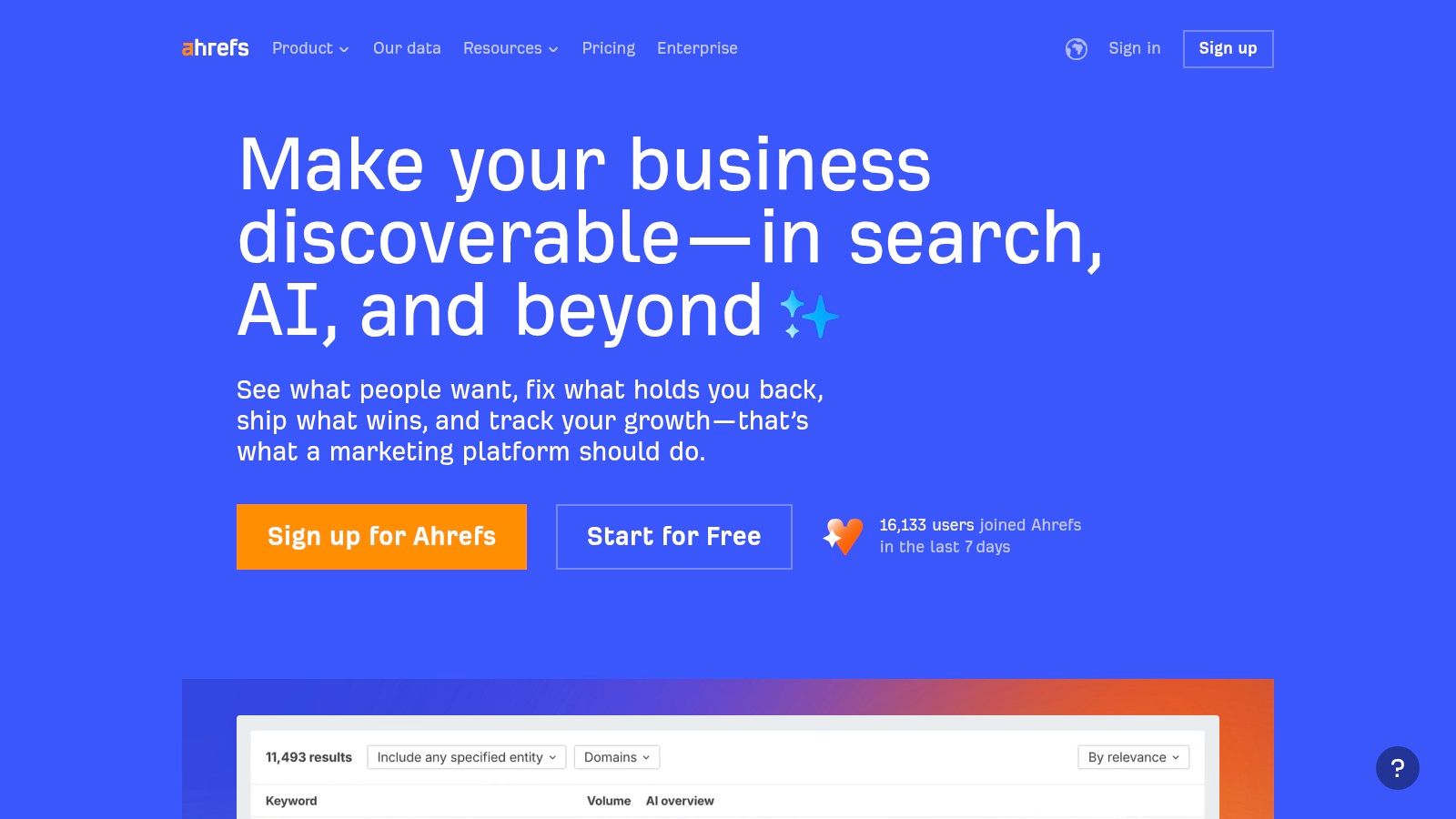 Ahrefs – Research and Optimization Suite