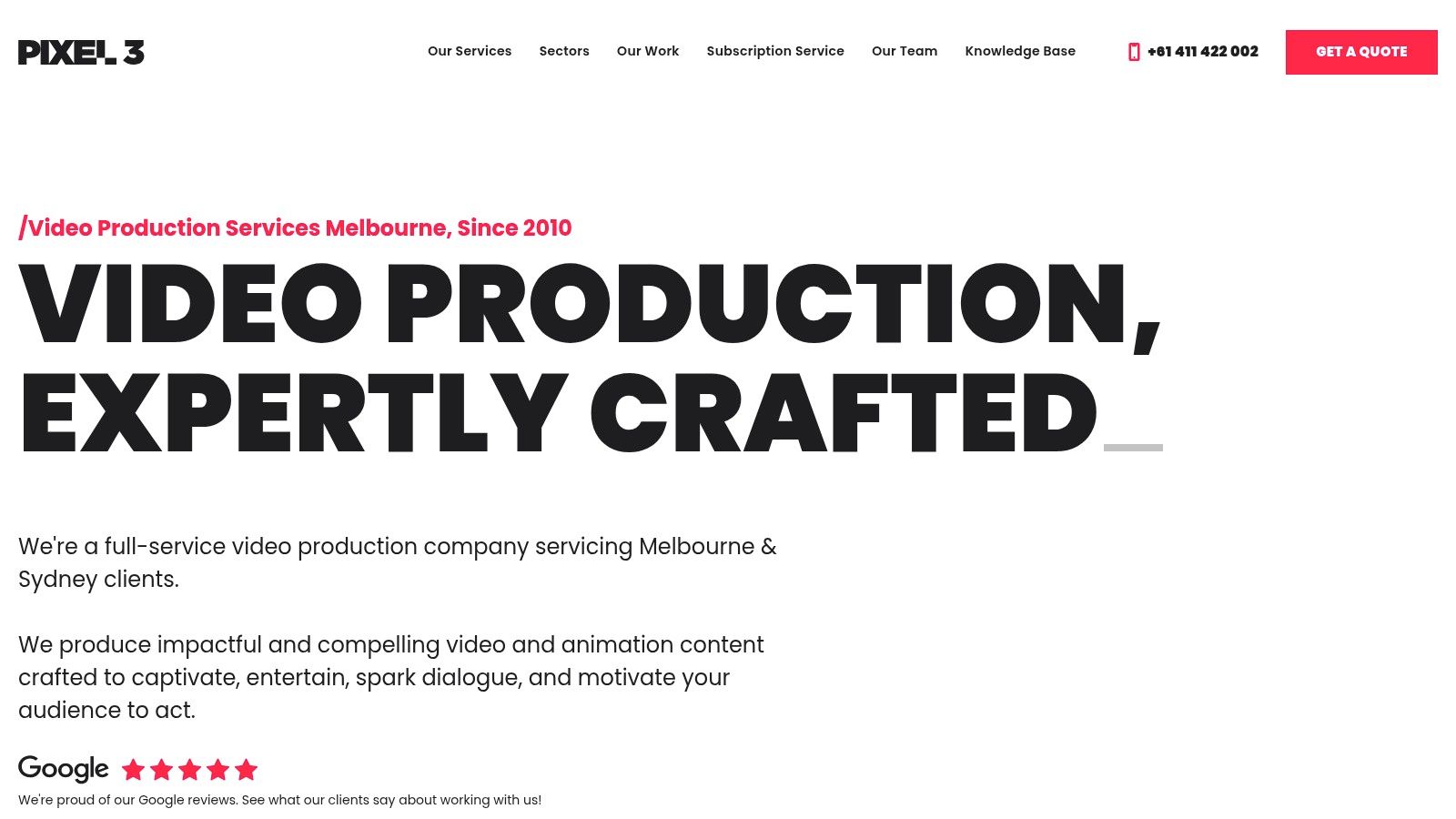 Pixel3 Video Productions