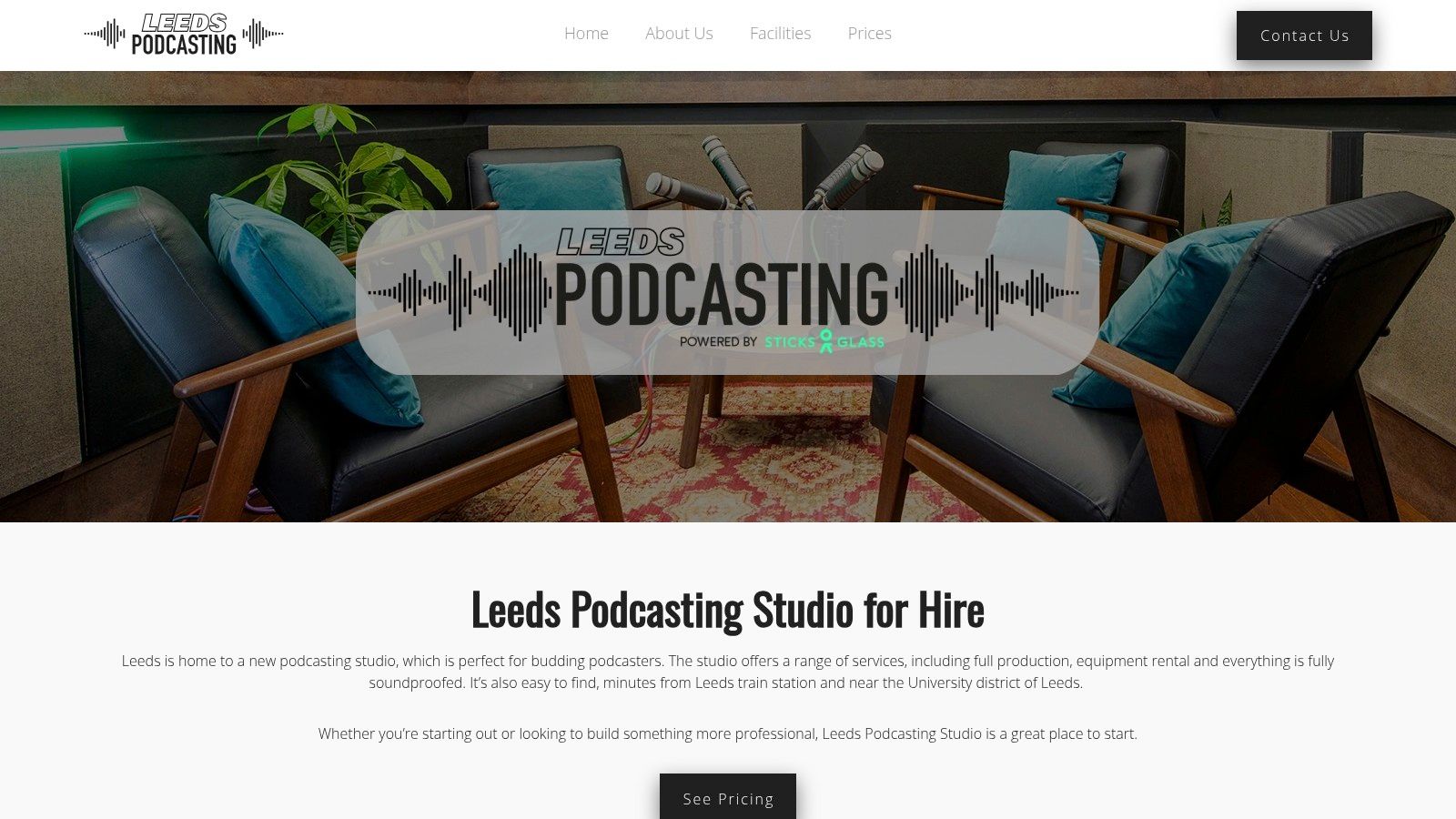 5. Leeds Podcasting by Sticks & Glass