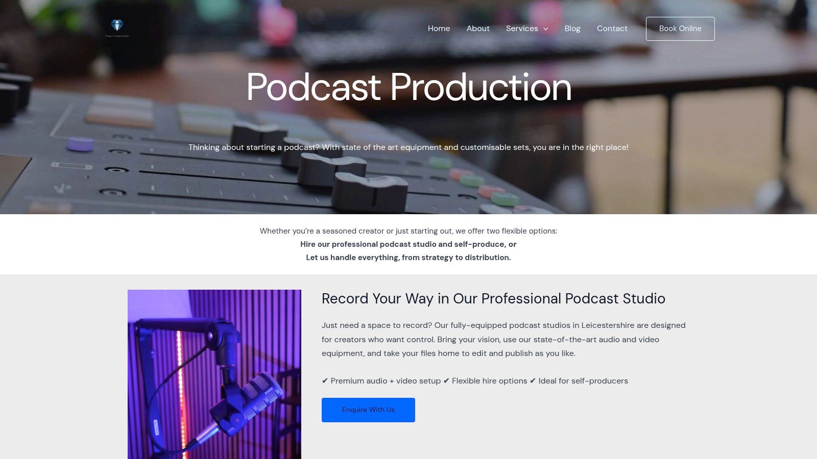 Leicester Podcast Studio