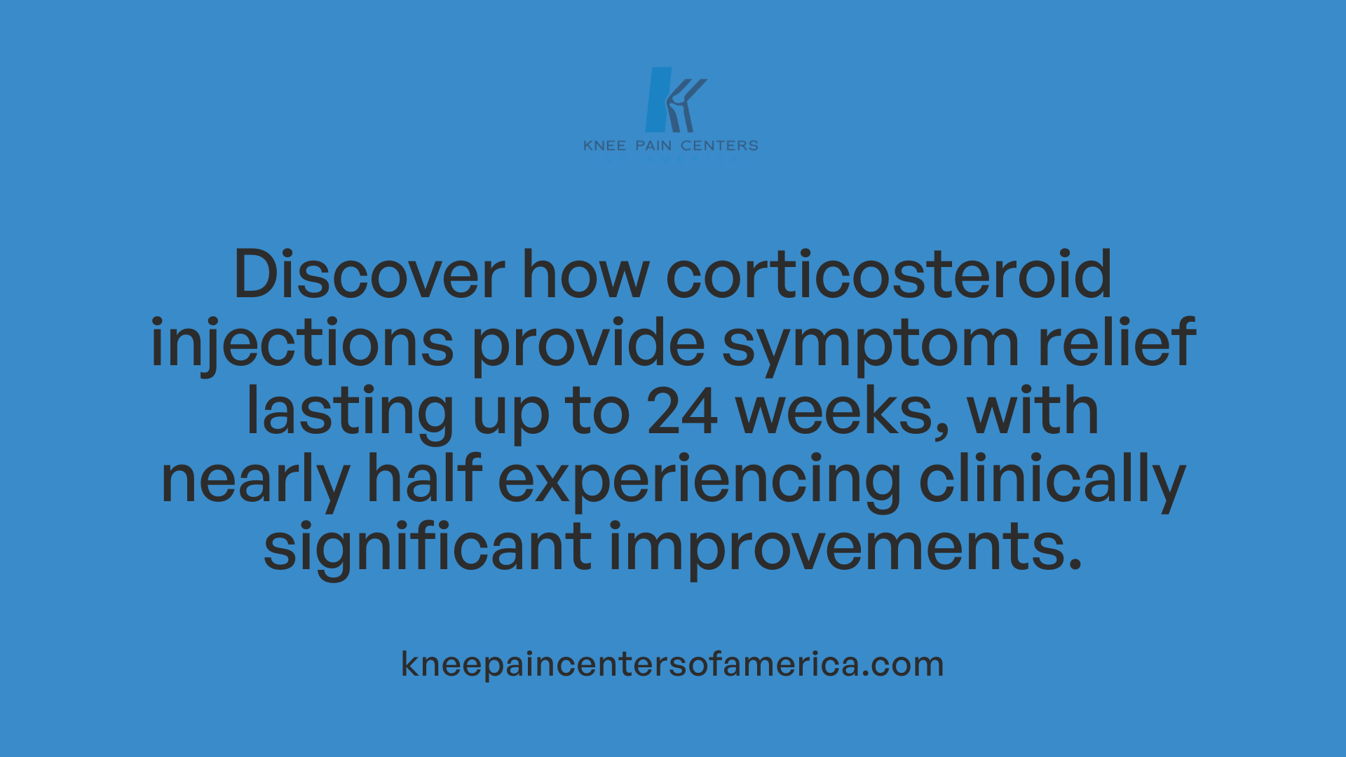 Discover how corticosteroid injections provide symptom relief lasting up to 24 weeks, with nearly half experiencing clinically significant improvements.
