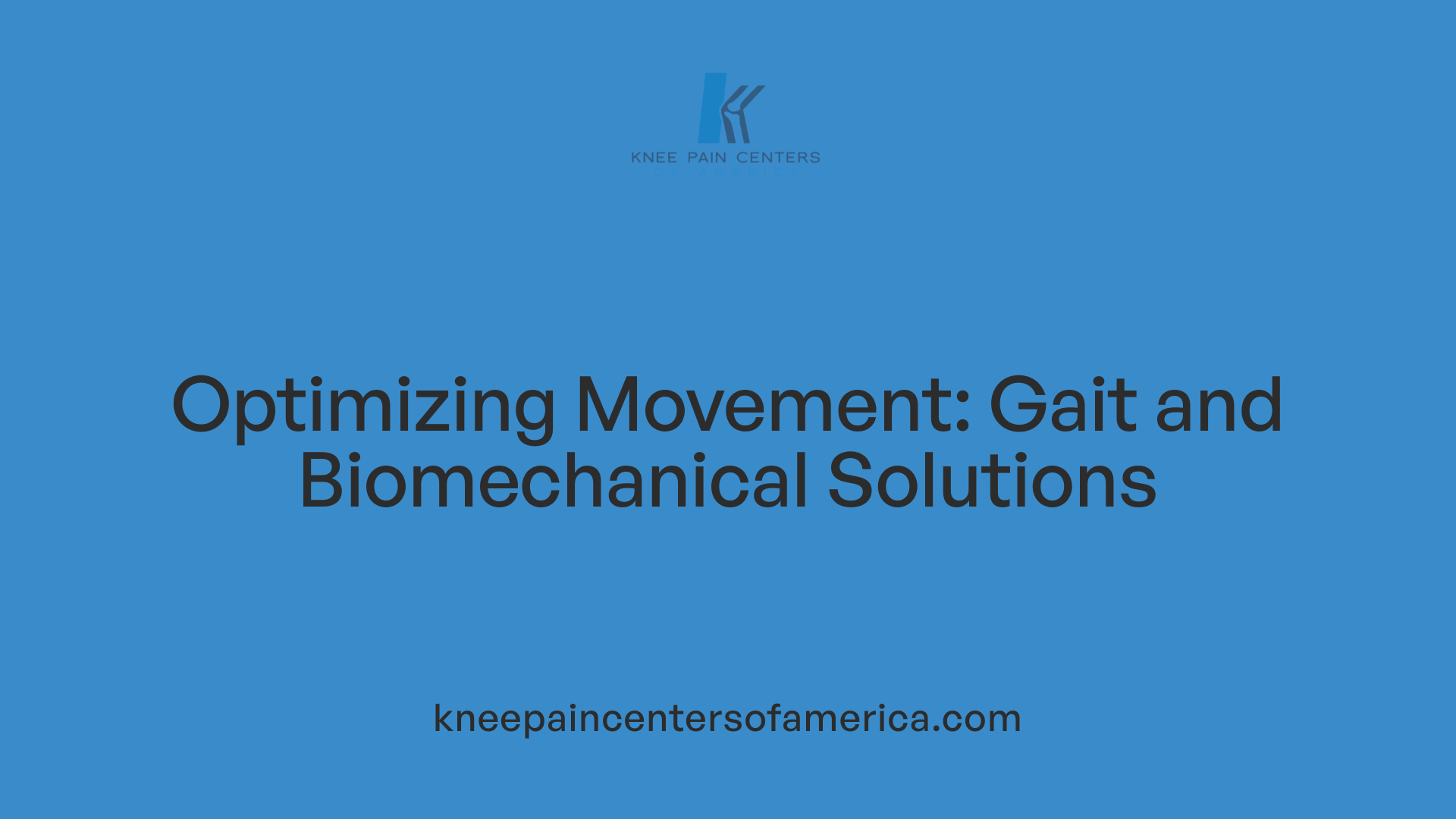 Optimizing Movement: Gait and Biomechanical Solutions