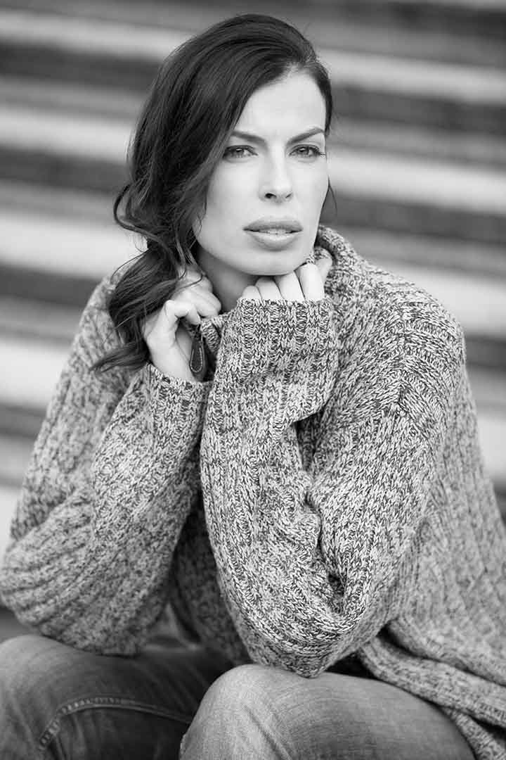 model fotoshooting in tracht mit makeup von petra nedelcu in münchen