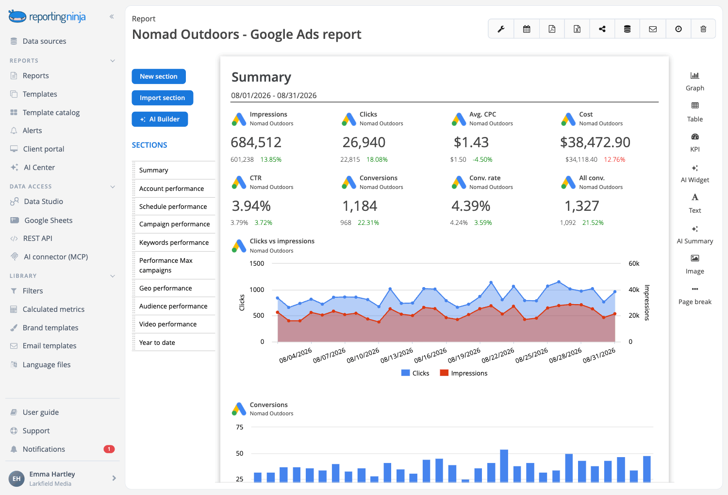 Google Ads template