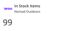 WooCommerce KPI: items in stock