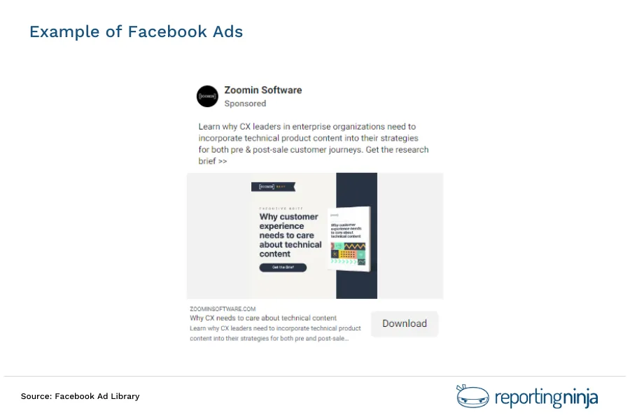 Facebook Ad Example