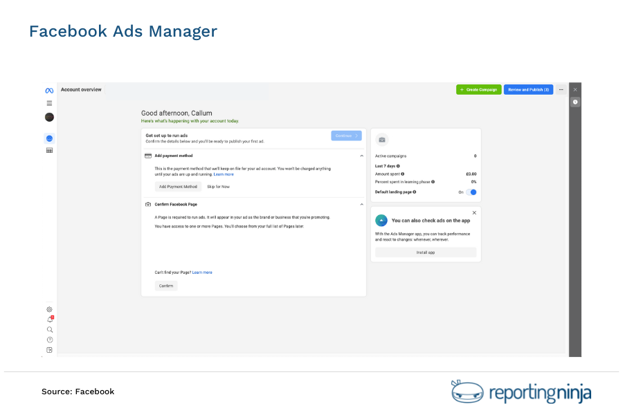 Facebook Ads Manager