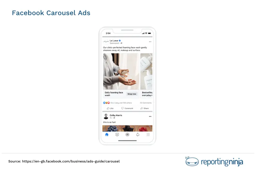 What are Facebook Carousel Ads