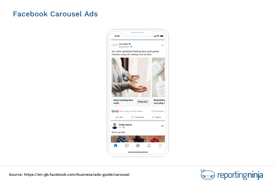 What are Facebook Carousel Ads