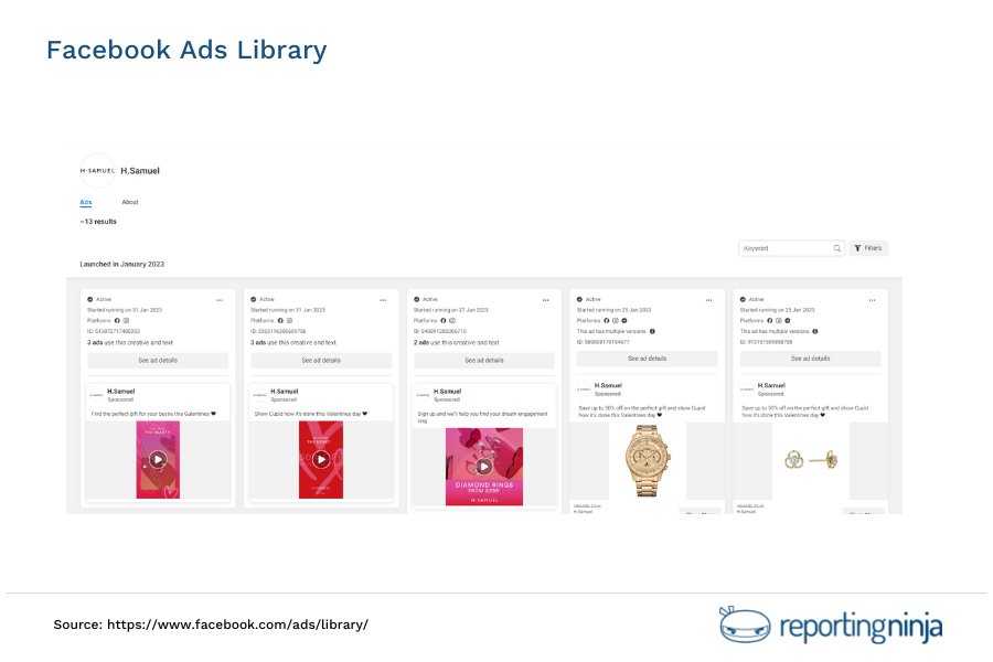 Facebook Ads Library
